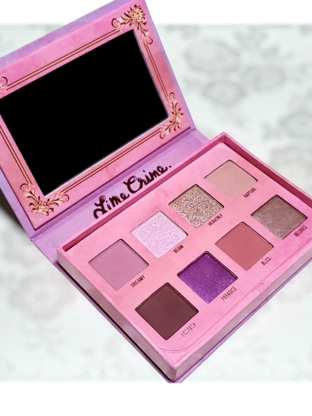 Lime Crime Venus 3 Eyeshadow Palette 8 Shades w/ Mirror Shimmer Matte NIB